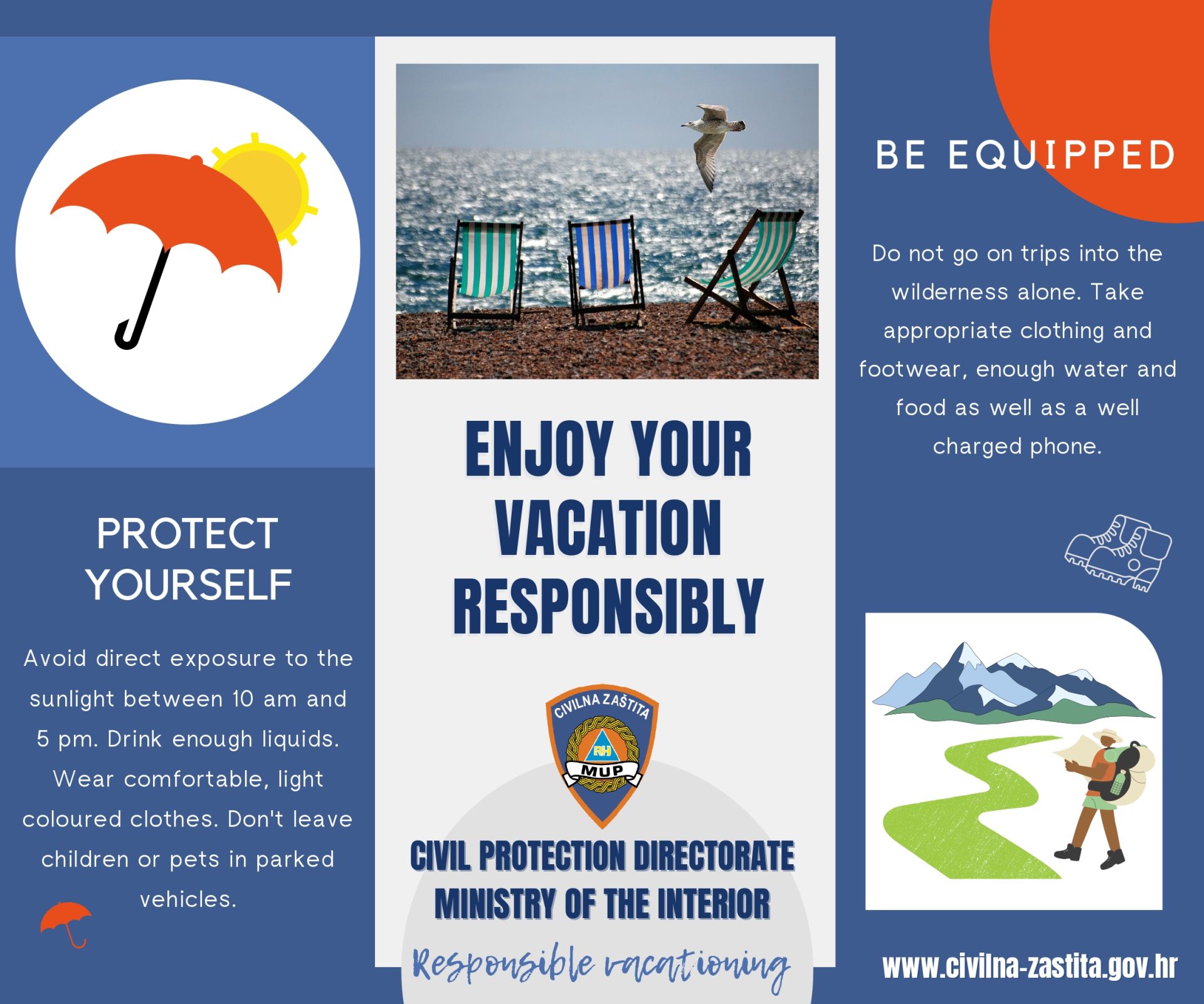 MUP - Odgovorno uživajte u ljetovanju - Enjoy your vacation responsibly